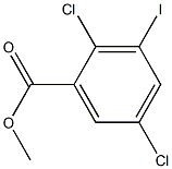 METHYL 2,5-DICHLORO-3-IODOBENZOATE 结构式