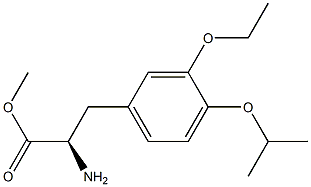 METHYL (2R)-2-AMINO-3-[3-ETHOXY-4-(METHYLETHOXY)PHENYL]PROPANOATE 结构式