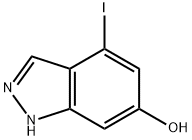 4-碘-1H-吲唑-6-醇 结构式