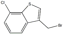 3-(BROMOMETHYL)-7-CHLORO BENZO[B]THIOPHENE 结构式