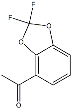 4-ACETYL-2,2-DIFLUORO-1,3-BENZODIOXOLE 结构式