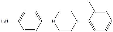 1-(4-Aminophenyl)-4-(2-methylphenyl)piperazine 结构式