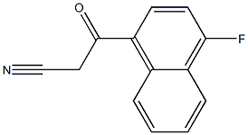 3-(4-FLUORO-NAPHTHALEN-1-YL)-3-OXO-PROPIONITRILE 结构式