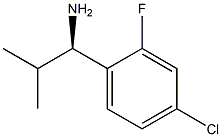 (1R)-1-(4-CHLORO-2-FLUOROPHENYL)-2-METHYLPROPYLAMINE 结构式