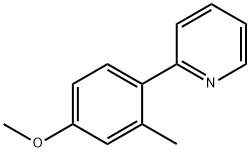 2-(4-METHOXY-2-METHYL-PHENYL)-PYRIDINE 结构式