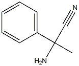2-AMINO-2-PHENYLPROPIONITRILE 结构式