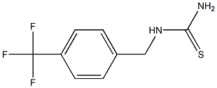 (4-TRIFLUOROMETHYL)BENZYLTHIOUREA 结构式