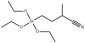 (3-腈基异丁基)三乙氧基硅烷 结构式