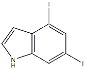 4,6-DIIODO INDOLE 结构式