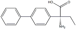 (2R)-2-AMINO-2-(4-PHENYLPHENYL)BUTANOIC ACID 结构式