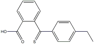 2-(4-Ethylthiobenzoyl)benzoic acid 结构式