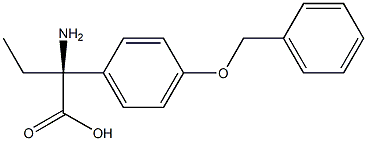 (2S)-2-AMINO-2-[4-(PHENYLMETHOXY)PHENYL]BUTANOIC ACID 结构式