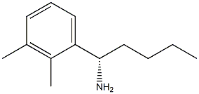 (1S)-1-(2,3-DIMETHYLPHENYL)PENTYLAMINE 结构式