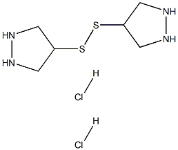 BIS(4-PYRAZOLIDINYL)DISULFIDE DIHYDROCHLORIDE 结构式