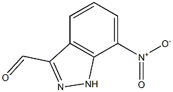 7-NITRO INDAZOLE-3-CARBOXALDEHYDE 结构式