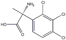 (2R)-2-AMINO-2-(2,3,4-TRICHLOROPHENYL)PROPANOIC ACID 结构式