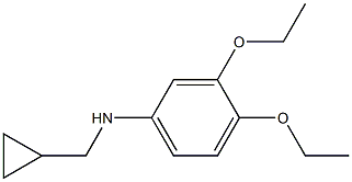 (1R)(3,4-DIETHOXYPHENYL)CYCLOPROPYLMETHYLAMINE 结构式