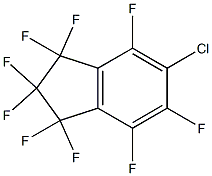 5-CHLOROPERFLUOROINDAN 结构式