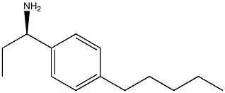 (1R)-1-(4-PENTYLPHENYL)PROPYLAMINE 结构式