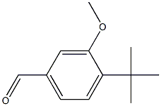 4-TERT-BUTYL-3-METHOXYBENZALDEHYDE 结构式