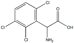 AMINO-(2,3,6-TRICHLORO-PHENYL)-ACETIC ACID 结构式