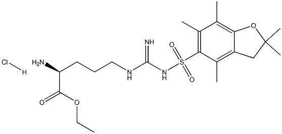 H-Arg(Pbf)-OEt HCl 结构式