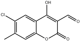 6-Chloro-4-hydroxy-7-methyl-2-oxo-2H-chromene-3-carbaldehyde