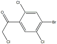 1-(4-Bromo-2,5-dichlorophenyl)-2-chloroethanone 结构式
