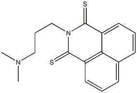 2-(3-DIMETHYLAMINO-PROPYL)-BENZO[DE]ISOQUINOLINE-1,3-DITHIONE 结构式