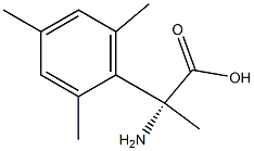 (2R)-2-AMINO-2-(2,4,6-TRIMETHYLPHENYL)PROPANOIC ACID 结构式