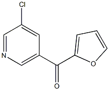 3-CHLORO-5-(FUROYL)PYRIDINE 结构式