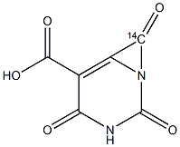 Isoorotic acid, [carbonyl-14C]- 结构式