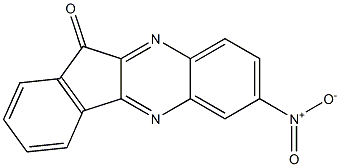7-Nitro-11H-indeno[1,2-b]quinoxalin-11-one 结构式