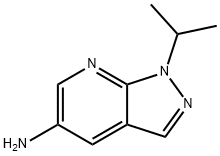 1-(丙-2-基)-1H-吡唑并[3,4-B]吡啶-5-胺 结构式