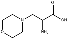 2-氨基-3-吗啉丙酸 结构式