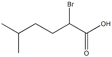 2-BROMOISOHEPTANOIC ACID 结构式