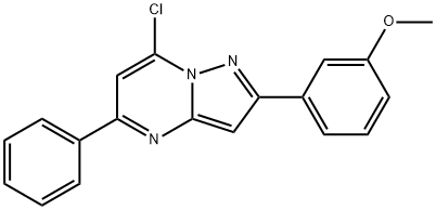 7-Chloro-2-(3-methoxy-phenyl)-5-phenyl-pyrazolo[1,5-a]pyrimidine