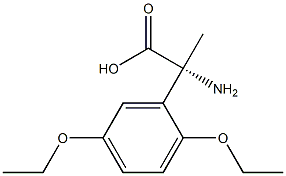 (2R)-2-AMINO-2-(2,5-DIETHOXYPHENYL)PROPANOIC ACID 结构式