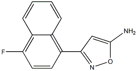 3-(4-FLUORO-NAPHTHALEN-1-YL)-ISOXAZOL-5-YLAMINE 结构式