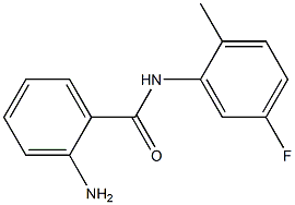 2-AMINO-N-(5-FLUORO-2-METHYLPHENYL)BENZAMIDE 结构式