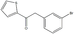 2-(3-Bromophenyl)-1-(2-thienyl)ethan-1-one 结构式