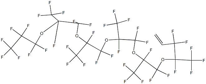 1H,1H,2H-PERFLUORO(4,7,10,13,16-PENTAMETHYL-5,8,11,14,17-PENTAOXAEICOS-1-ENE) 结构式