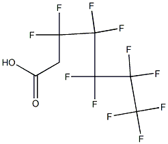 3,3,4,4,5,5,6,6,7,7,7-UNDECAFLUOROHEPTANOIC ACID 结构式