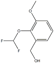 [2-(DIFLUOROMETHOXY)-3-METHOXYPHENYL]METHANOL 结构式