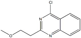 4-CHLORO-2-(2-METHOXYETHYL)QUINAZOLINE 结构式