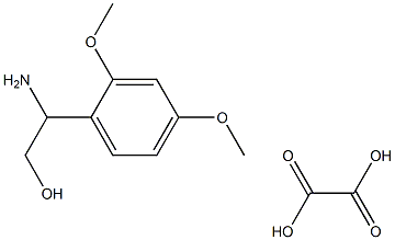 2-AMINO-2-(2,4-DIMETHOXYPHENYL)ETHANOL OXALATE 结构式