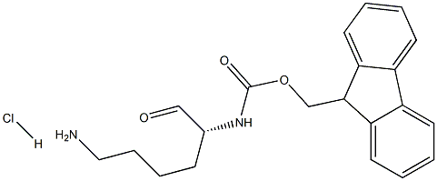 FMOC-D-LYS-OALL.HCL 结构式