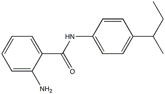 2-AMINO-N-(4-SEC-BUTYLPHENYL)BENZAMIDE 结构式