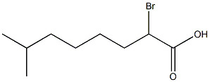 2-BROMOISONONANOIC ACID 结构式