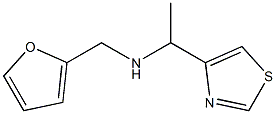 FURAN-2-YLMETHYL-(1-THIAZOL-4-YL-ETHYL)-AMINE 结构式